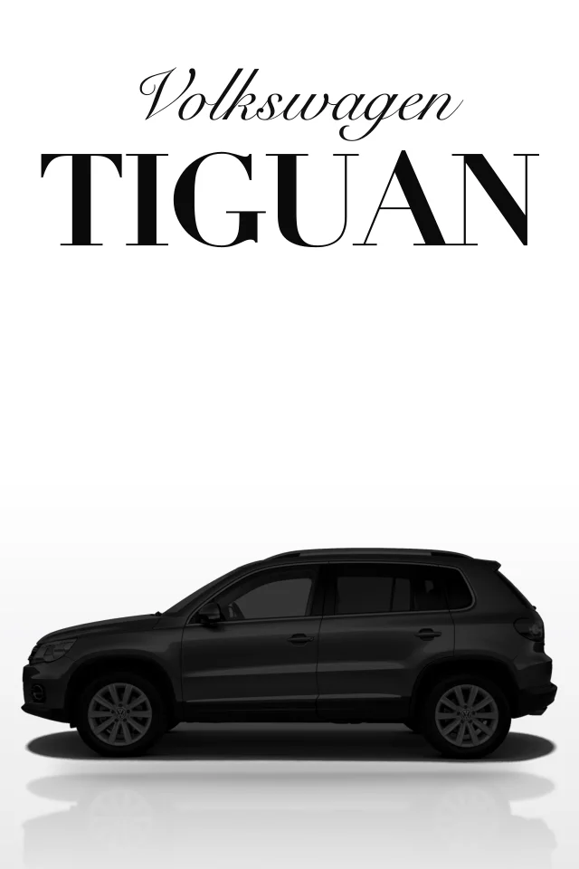 Volkswagen Tiguan noir mat, affiche éditoriale de l’article : Voiture d’occasion : vérifier les clés et faire un diagnostic avant d’acheter